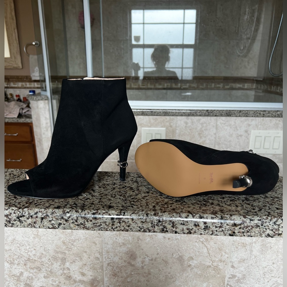 Coach Remi Booties / Coach peep toe Remi Booties  / New in Box  / No Returns